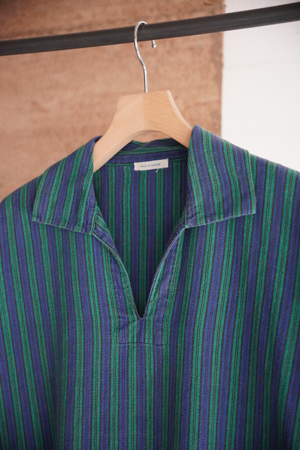 1970s s/s stripe skipper shirt