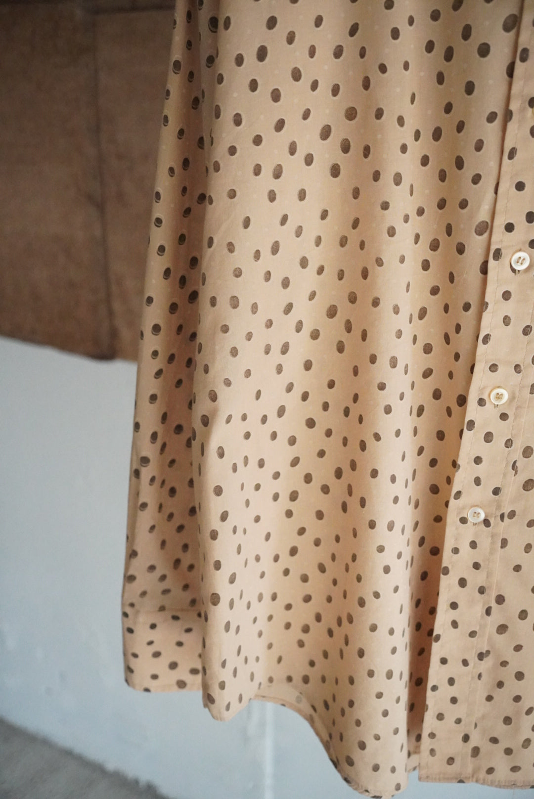 1970s dot pattern shirt