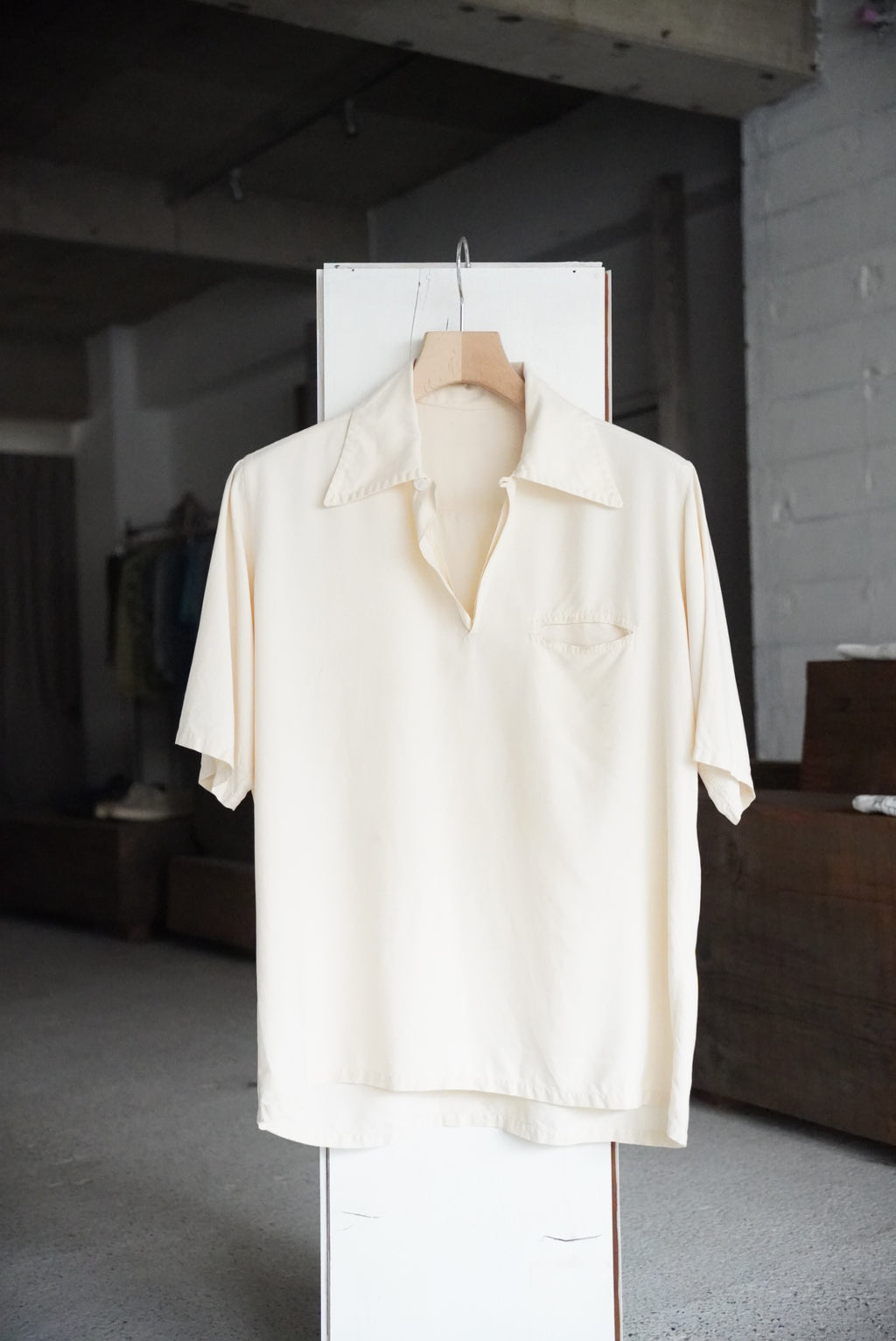 1960s silk skipper shirt