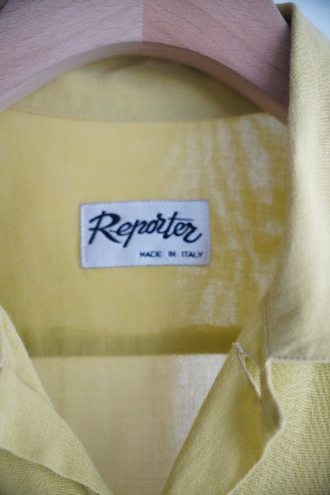 1990s pattern open collar shirt