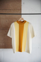 1970s acetate stripe knit