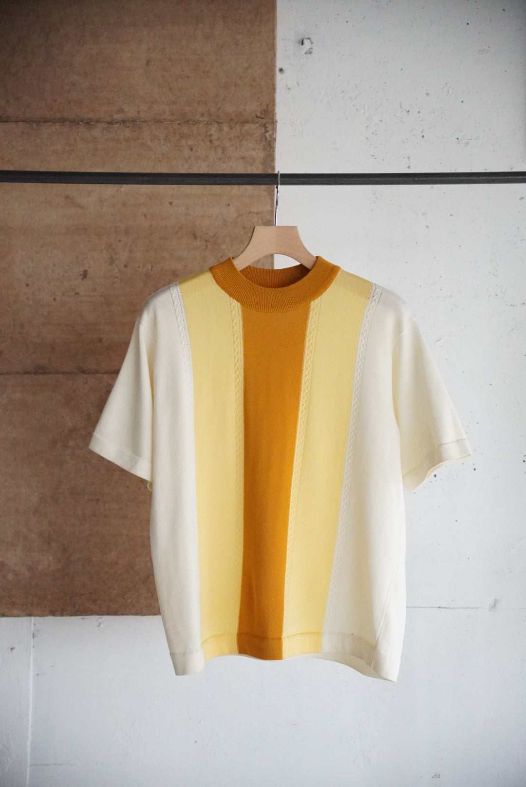 1970s acetate stripe knit