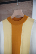1970s acetate stripe knit