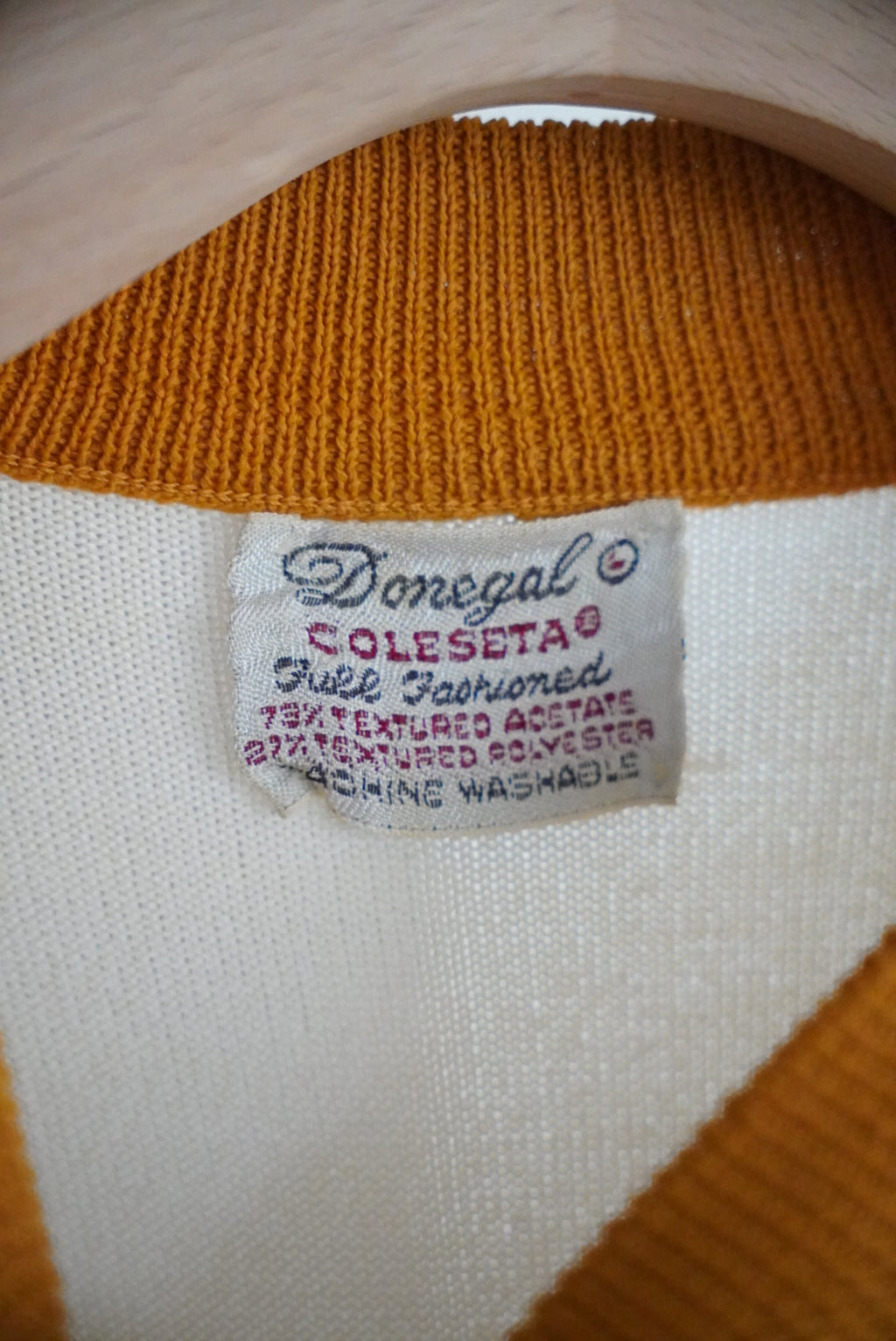1970s acetate stripe knit