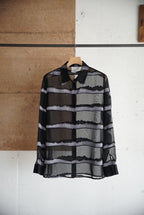 1990s sheer border shirt
