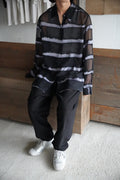 1990s sheer border shirt