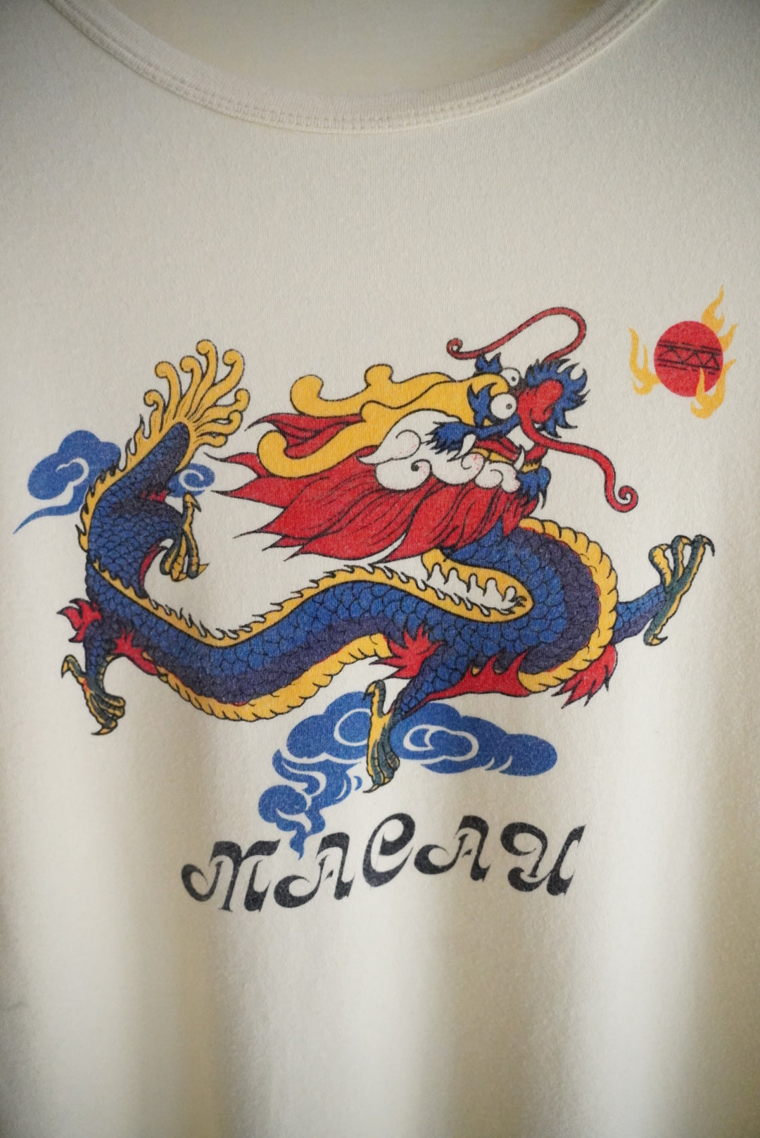 1970s dragon print tee