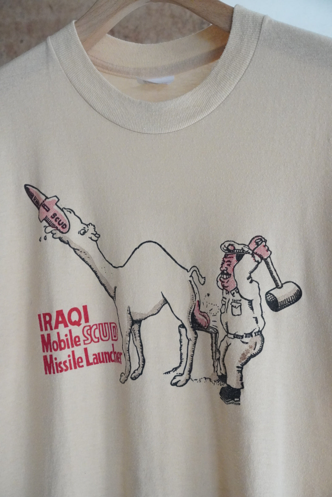 1980s iraq print tee