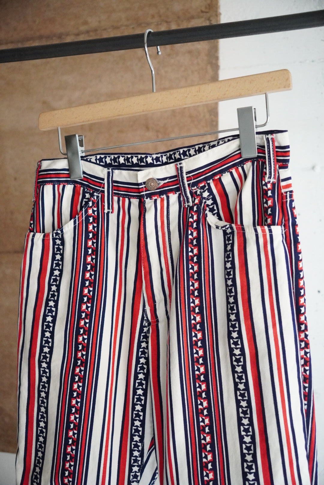 1960s Levi's BIG E american pattern flare pants