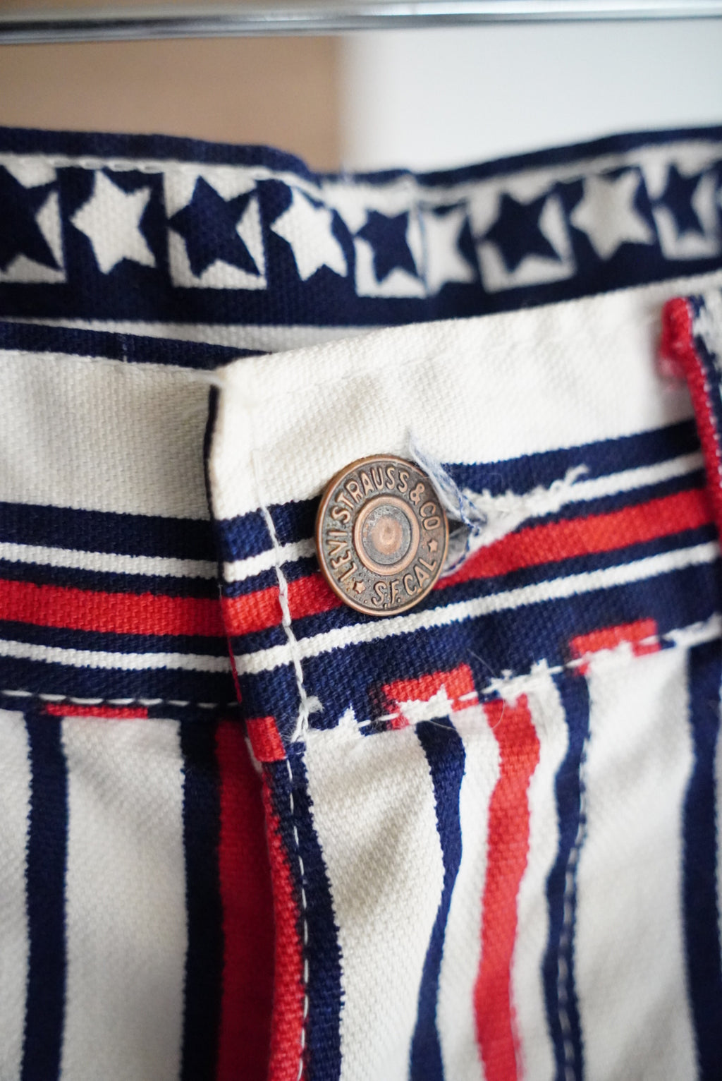 1960s Levi's BIG E american pattern flare pants