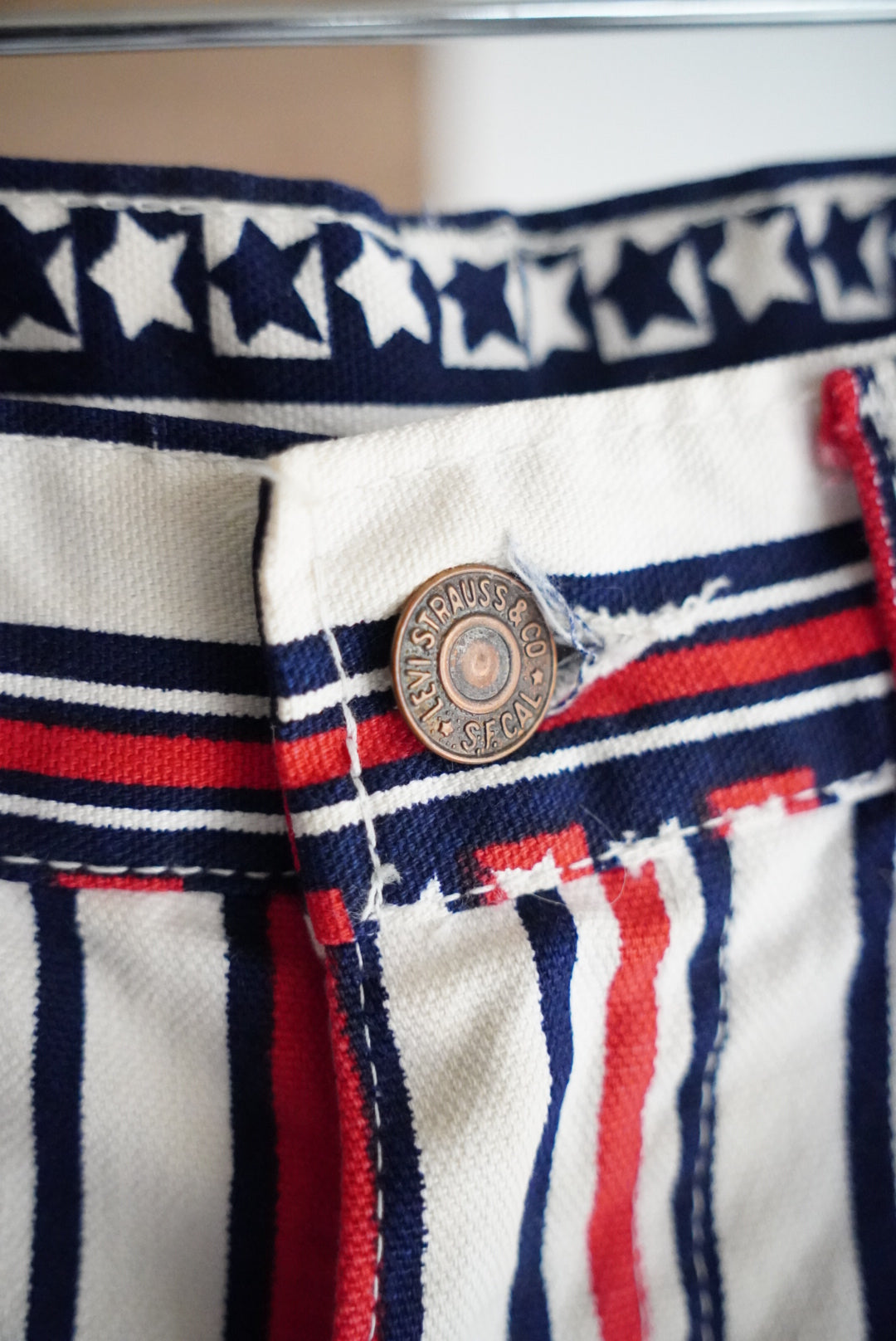 1960s Levi's BIG E american pattern flare pants