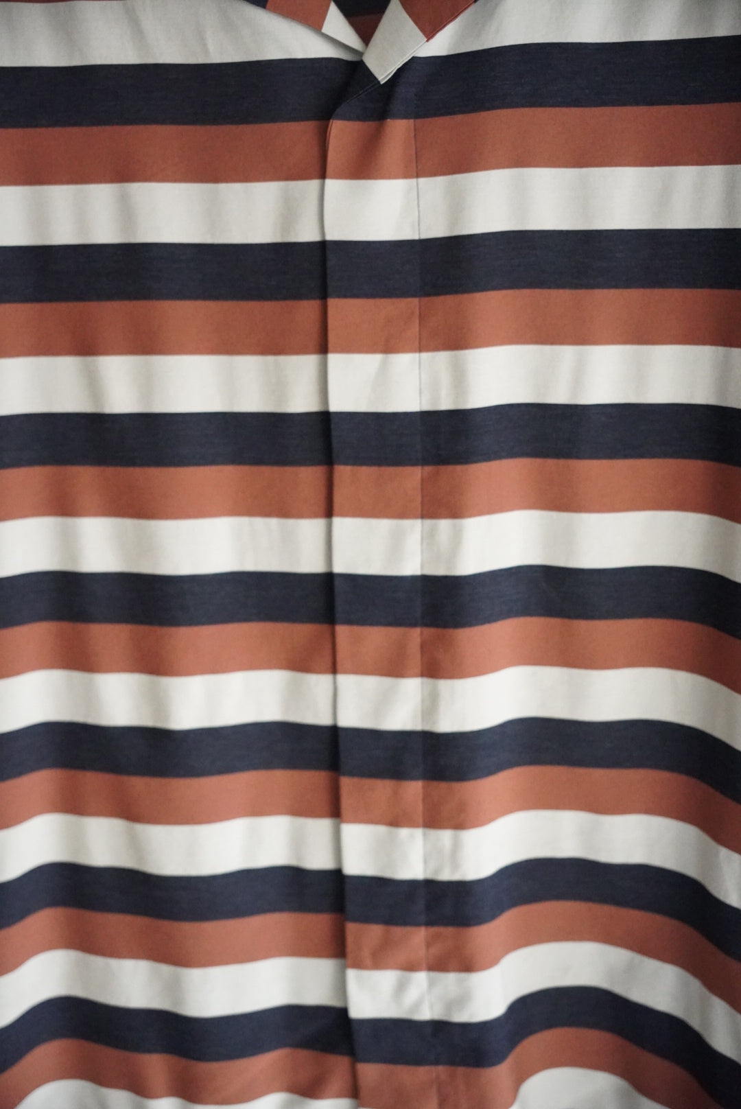 2000s Paul Smith open collar border shirt