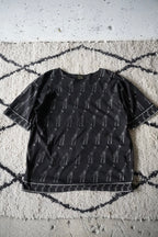 1990s giraffe all over print tee