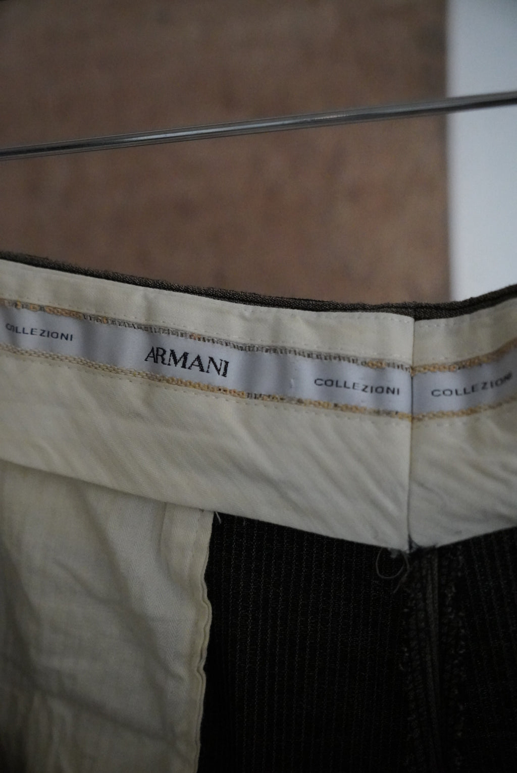2000s ARMANI COLLEZIONI pique pants