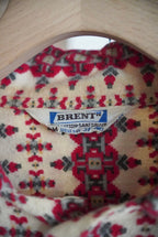 1960s BRENT flannel pajama shirt
