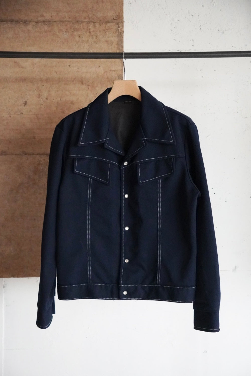 1970s poly western tracker jacket