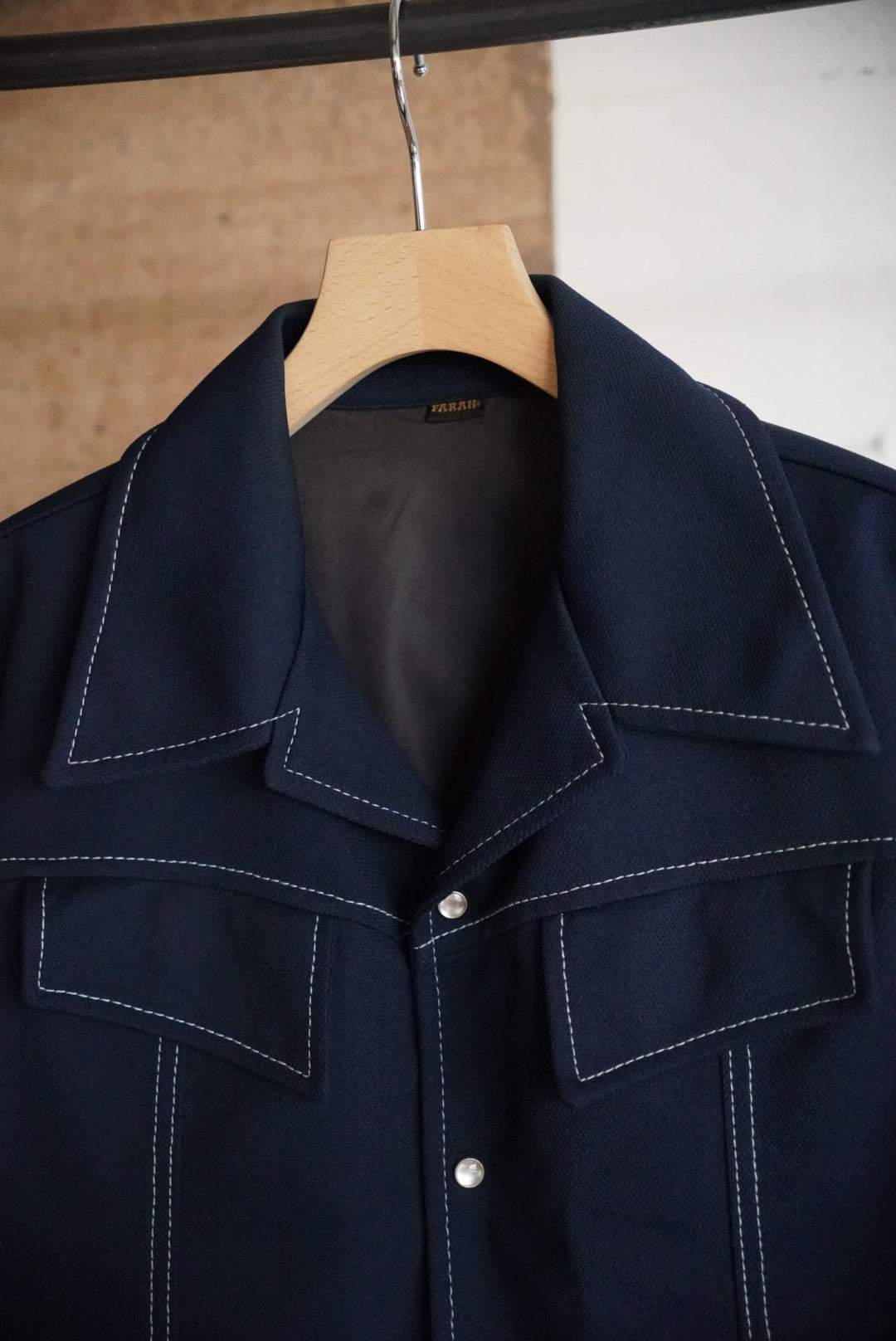 1970s poly western tracker jacket