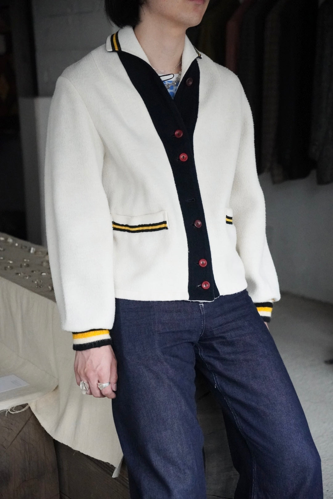1960s nylon pile sports blouson