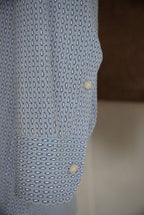 1980s penguin pattern dress shirt