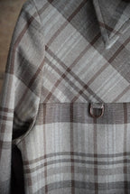 1970s check zip blouson