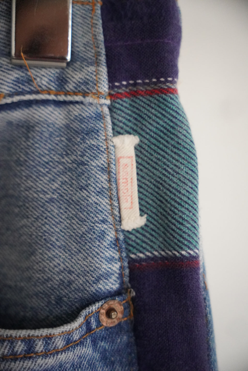 1990s Levi's 501 custom denim