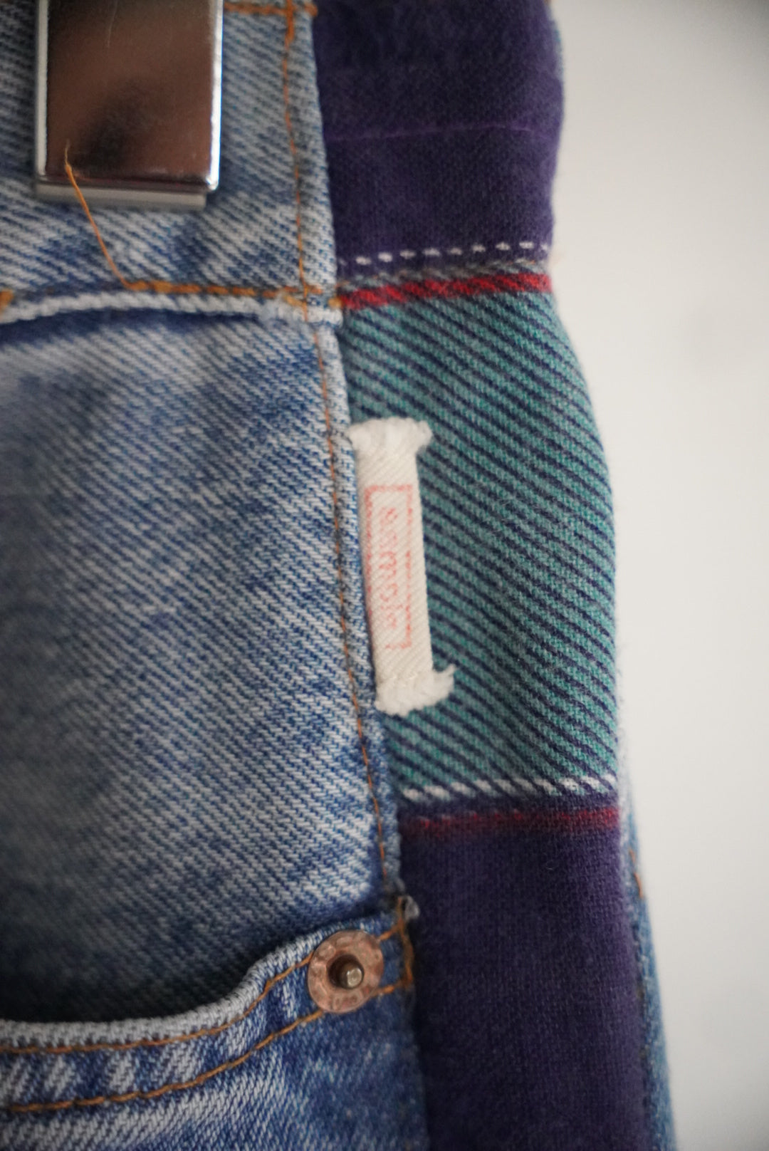 1990s Levi's 501 custom denim