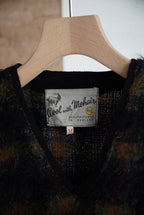 1960s V neck mohair knit