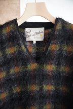 1960s V neck mohair knit