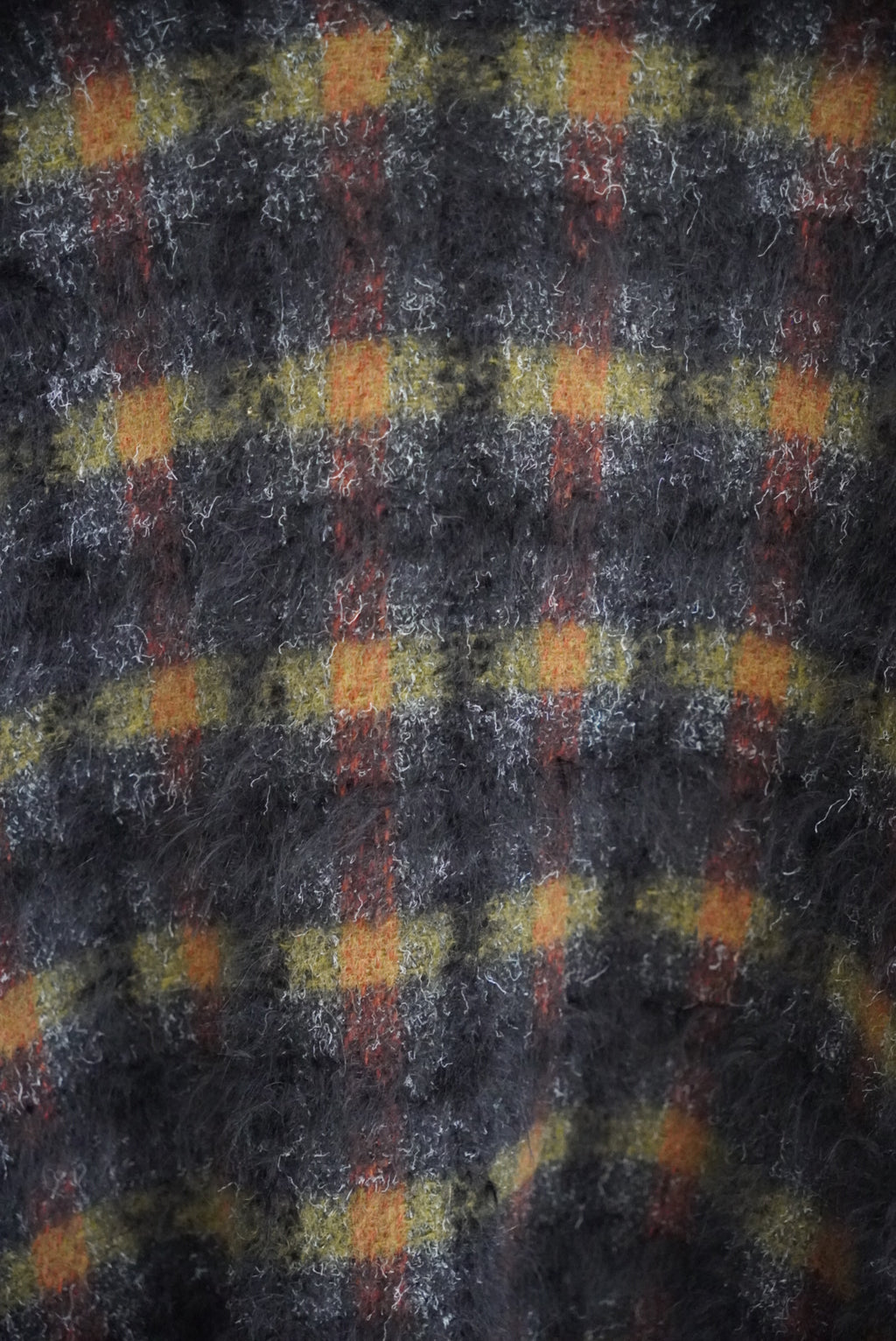 1960s V neck mohair knit
