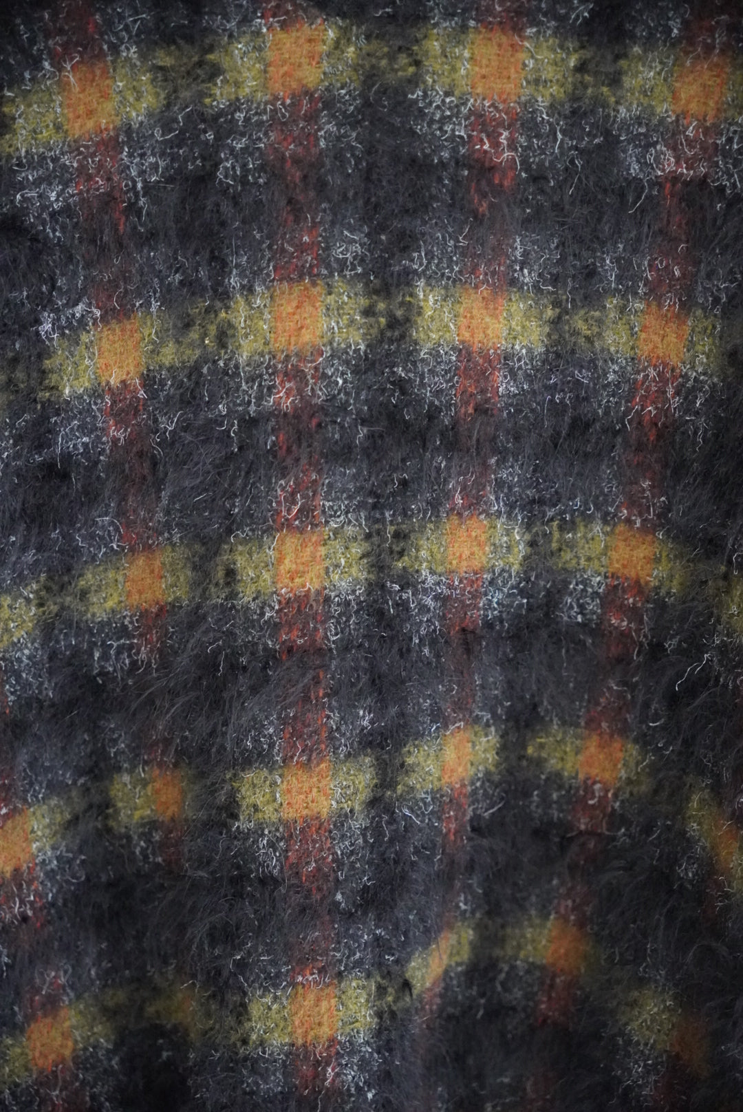 1960s V neck mohair knit