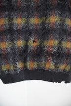 1960s V neck mohair knit