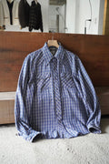 1970s check western shirt