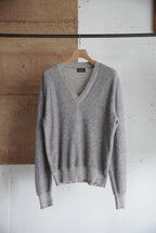 1980s v neck nep pile knit