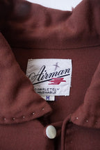 1950s Airman rayon polluter shirt