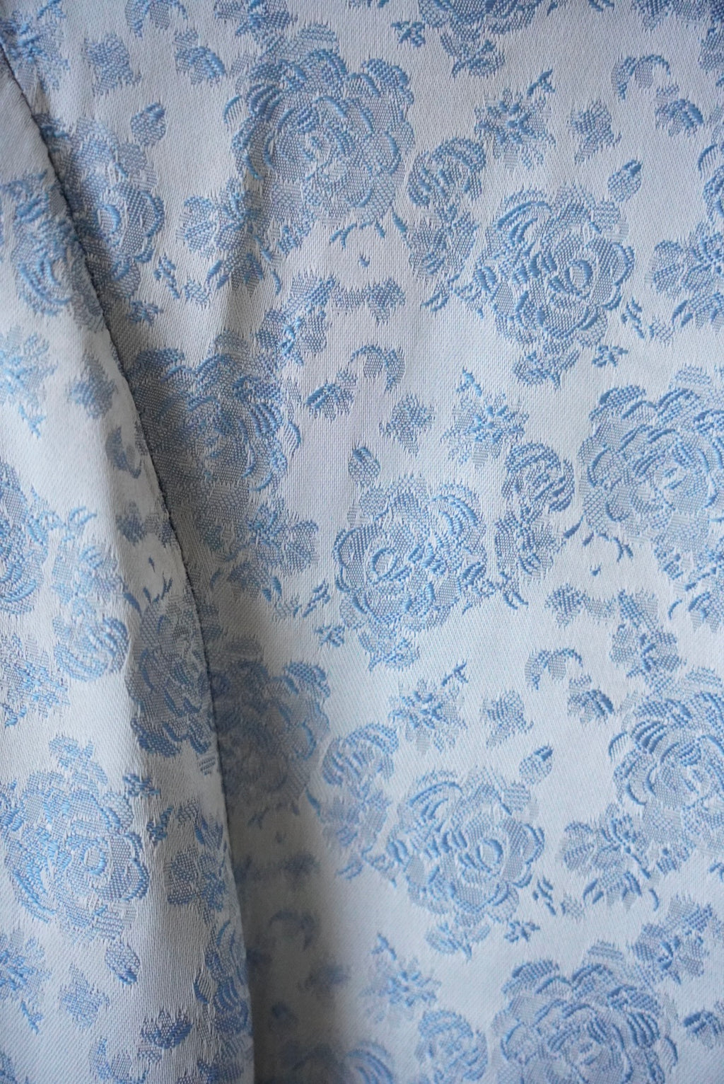 1950s flower pattern silk jacquard tailored jacket